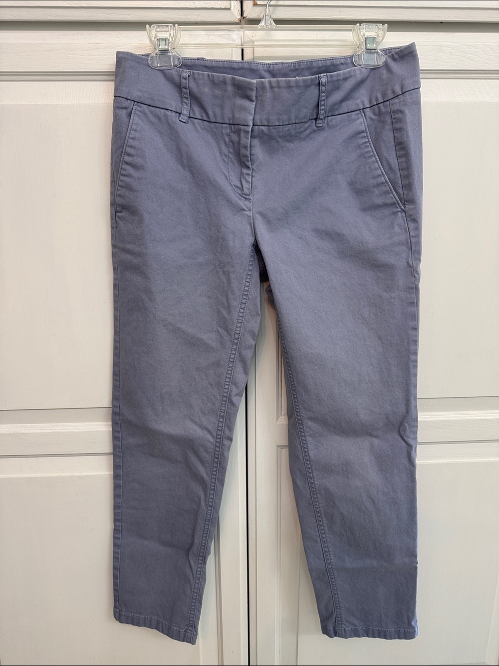 LOFT Lavender-Gray Ankle Chinos size 4. Casual office